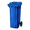 大型キャスター付きゴミ箱（80L）ブルー/M458WP-486LPCY-BL