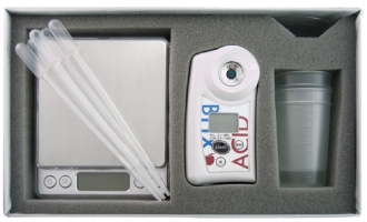 ポケット糖度酸度計キット（りんご用）M16BX-ACID-5A