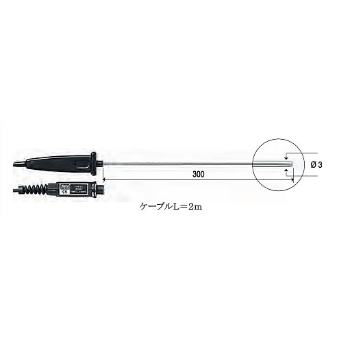 ポータブル測定器用 Ｐｔ１００・Pｔ１０００センサプローブ（ＳＩＣＲＡＭモジュール付） /MC8P472IS