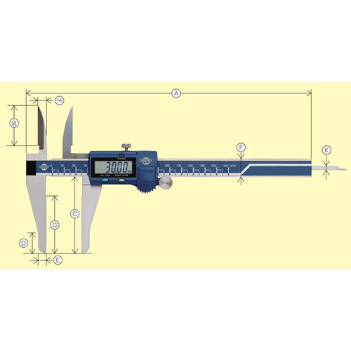 デジタルロバノギス(150mm)/ME29RO-BA15BLN