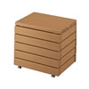 屋外キューブ型ベンチ(440×390×H430)再生木材EMウッド/M3472RB-C0440BRM-EM